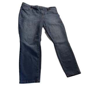 d. jeans Plus Size 20W Dark Wash Mid-Rise Stretch Denim Jeans